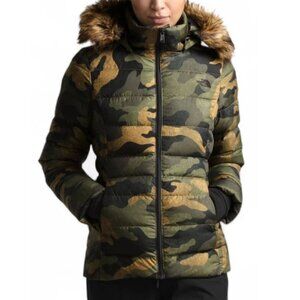 The North Face Gotham II 550-Fill Down Insulated Jacket Green Camo Women S
